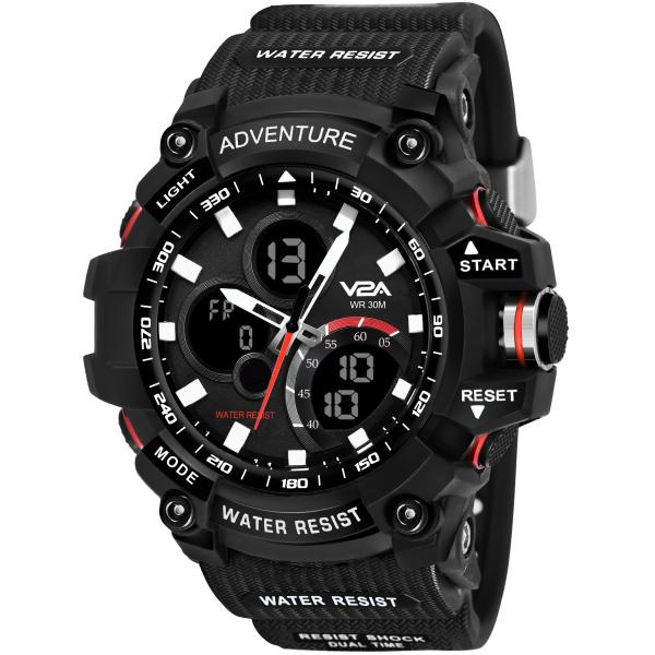 Sports Chronograph Watch for Men & Boys | Analog-Digital Multi-Function Outdoor Watch