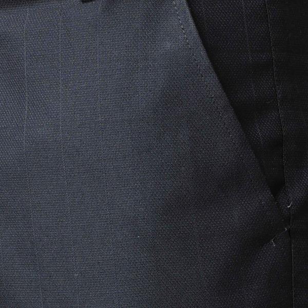 Men’s Black Checked Formal Trousers | Regular Fit Lycra Poly Viscose Stretch Pants