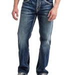 Men’s Premium Straight Fit Jeans – Relaxed Comfort, Zac Bootcut Style