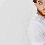 Men’s White Slim Fit Performance Sports T-Shirt