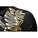 Men’s Slim Fit Printed Long Sleeve Casual Button-Down Shirt – Stylish Modern Wear for Men