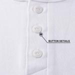 Men’s Premium Cotton Short-Sleeve Henley T-Shirt – Solid Color, Classic Regular Fit