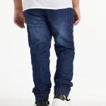 Men’s Elasticated Regular Fit Denim Jogger Jeans – Stretch Cotton Blend