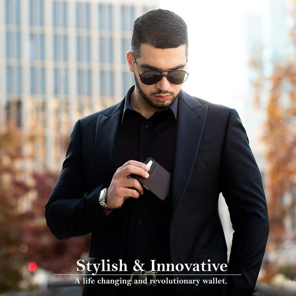 Classic Men’s Slim Wallet – Premium PU Leather, Durable & Minimalist Design