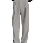 Men’s Loose Fit Korean-Style Stretchable Pants | Lightweight Polyester Blend | Breathable & Wrinkle-Resistant