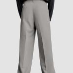 Men’s Loose Fit Korean-Style Stretchable Pants | Lightweight Polyester Blend | Breathable & Wrinkle-Resistant